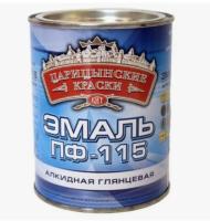 Эмаль ПФ-115 Царицынские краски красная 0,8 кг (Эм