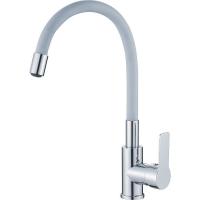 Смеситель для кухни HAIBA НВ70112-3 гибкий серый излив латунь