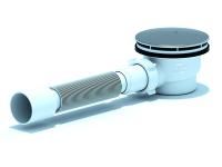 Сифон для душевого поддона 1 1/2*90 АниПласт Е325С с гофрой