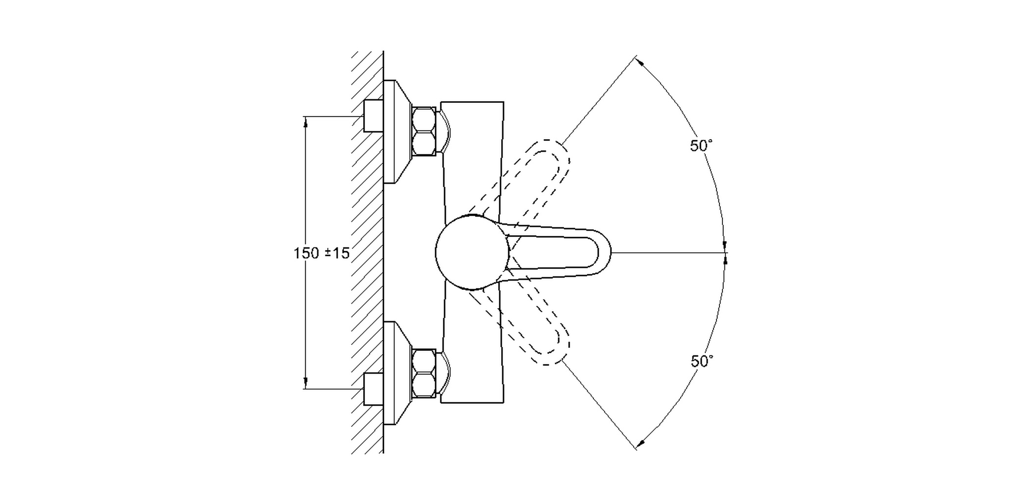 Смеситель для душа G-lauf NUD5-A045 