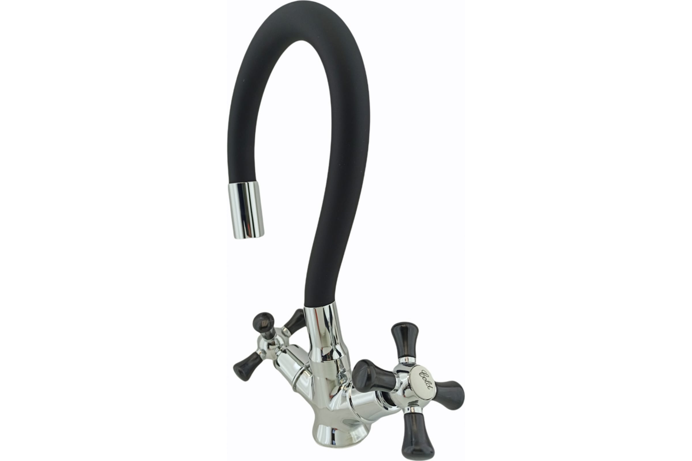 Смеситель для кухни Rainsberg R5893F-2 гибкий черный