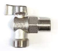 Кран для стиральной машины 1/2*3/4 шаровой угловой ITAP