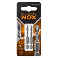 Биты крестообразные РZ 2/50  NOX STRONG 2 шт