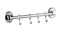Держатель для полотенца 4 крючка РМС А5024  