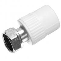 Полипропиленовая муфта с накидной гайкой 20*3/4 ВР