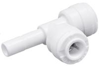 Тройник для белой трубки 1/4*8Ц*8Ц