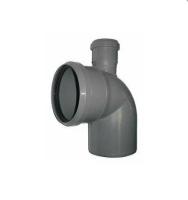 Канализационный отвод 110/50/90 с выходом наверх/назад