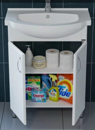 Тумба MDW ЭЛЕГАНС 65-0 (2 двери) с умывальником