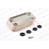 Теплообменник ГВС 16 пластин котла ARISTON  65104333