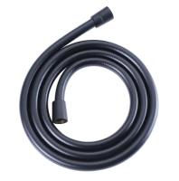 Шланг для душа 175 см TUBOFLEX ПВХ черный с поворотной гайкой имп/имп