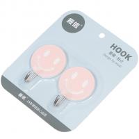 Крючки самоклеющиеся 2 шт. НООК веселый смайл