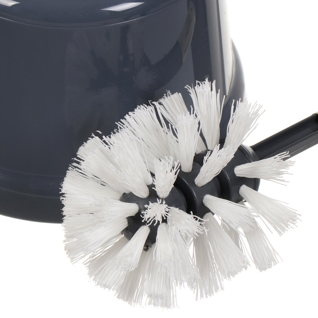 Ерш для унитаза с подставкой SPIN&CLEAN green republic черный