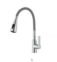Смеситель для кухни YINDAF Y49159-17 гибкий серый излив