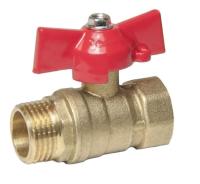 Кран шаровый 3/4 бабочка г/ш 11б27п 