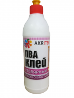 Клей ПВА столярный AKRITEK 0.25 кг