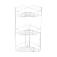 Полка угловая 3-х ярусная 22*22*52,5 "Рыжий кот" белая