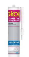 Герметик ЭКОН санитарный 280 мл прозрачный 