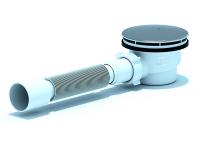 Сифон для душевого поддона 1 1/2*90 АниПласт Е325С с гофрой