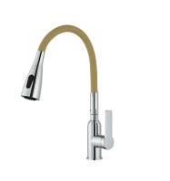 Смеситель для кухни YINDAF Y49159-24 гибкий бежевый излив