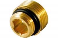 Ниппель для радиаторных узлов 1/2*3/4