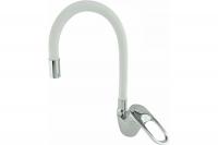 Смеситель для кухни Rainsberg R3193F гибкий белый