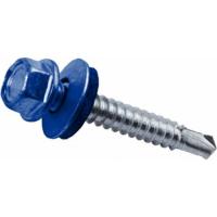 Саморез 5,5*19 ярко-синий кровельный RAL 5005