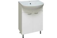 Тумба MDW УЮТ 55-0 (2 двери) с умывальником Уют 50