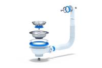 Выпуск для сифона 3 1/2 NOVA 1038 с круглым переливом