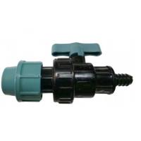 Кран шаровый для ПНД трубы Ф25 со штуцером