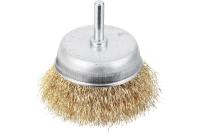 Щетка металлическая со шпилькой чашка Ф75