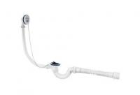 Сифон для ванны 1 1/2 VIR 30980653 с гофрой, с пластиковыми чашками 