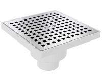 Трап NOVA 5136 решетка нерж 15*15 вертик. выпуск комбинированный затвор