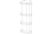 Полка угловая 4-х ярусная 20,5*20,5*72 "Рыжий кот" 