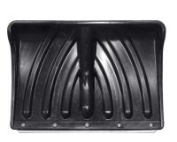 Лопата снеговая с мет. черенком 465*340 мм КРЕПЫШОК с оцинкованной накладкой