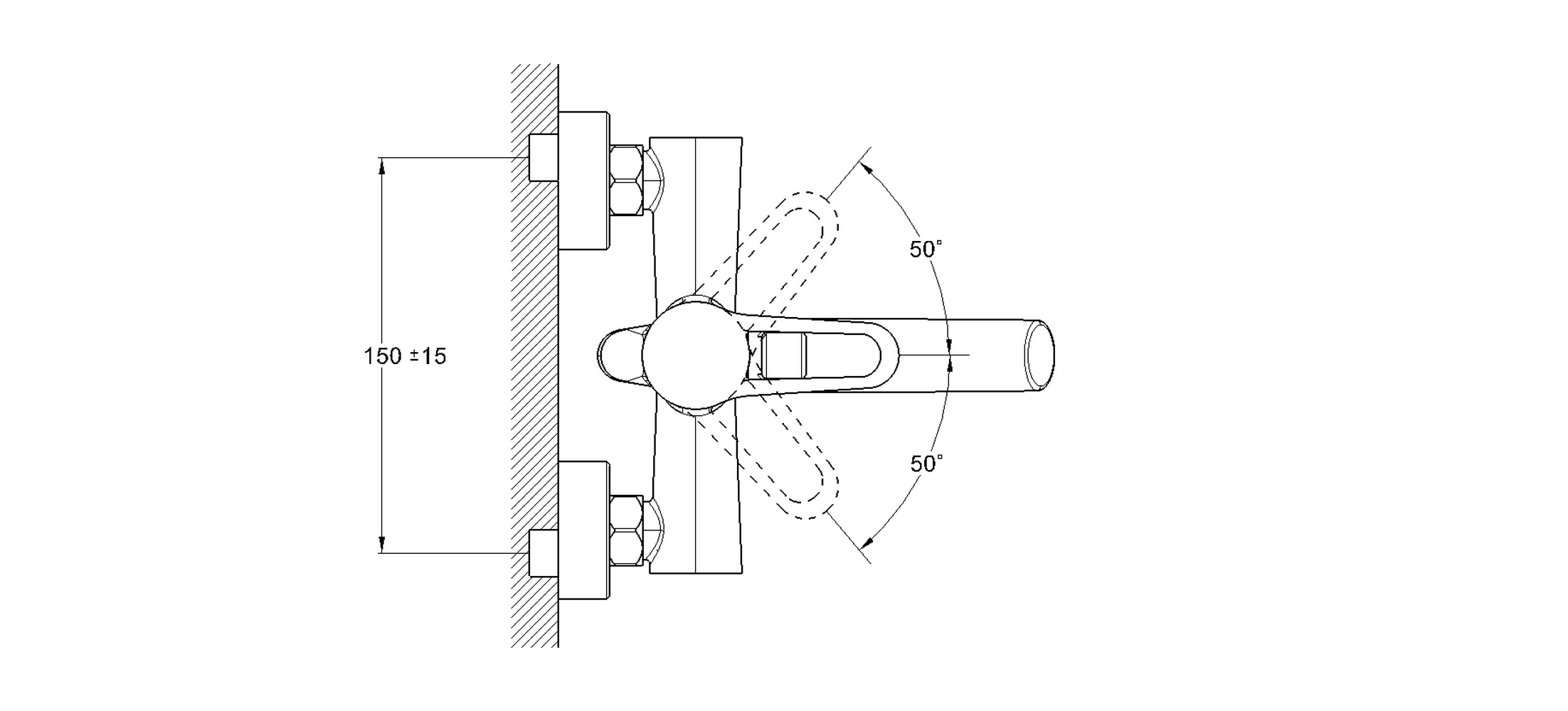 Смеситель для ванны G-lauf NUD3-А045YW белый 