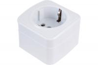 Розетка накладная одинарная 16А TDM ДАЧА Народная 1824-0008 с заземлением 