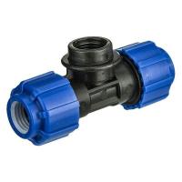 Тройник 20х1/2х20 ВР для ПНД трубы