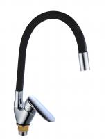 Смеситель для кухни BOOU B8274-10F-Е307А гибкий латунь черный