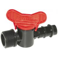 Кран для садовой трубки 1/2 НР-штуцер