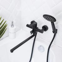 Смеситель для ванны РМС SUS124BL-006EP черный