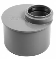 Канализационный патрубок переходной 110/50 укороченный