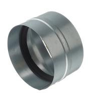 Соединитель оцинкованный с обратным клапаном Ф100 100СКЦ