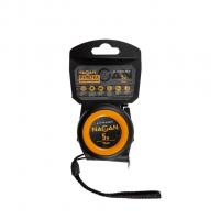 Рулетка NAGAN 5 м 19 мм автофиксация, магнит
