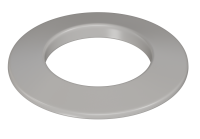 Накладка декоративная для коаксиального дымохода Ф100 белая