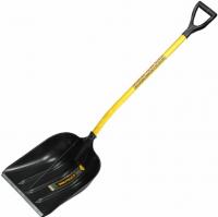 Лопата снеговая 510*400 мм СПРИНТ ЭВЕРЕСТ с алюминиевой накладкой и металлическим черенком 