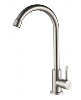 Моно кран для кухни HAIBA НВ4183 нержавеющий