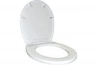 Сиденье для унитаза BranQ белое, пластик (Ракушка)