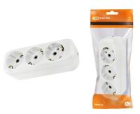 Колодка 3 гнезда 16А TDM 1806-0013 с заземлением