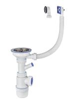 Сифон для мойки 3 1/2 VIR 30987089 с носиком