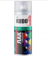 Лак аэрозоль KUDO-9002 акриловый глянцевый 520 мл